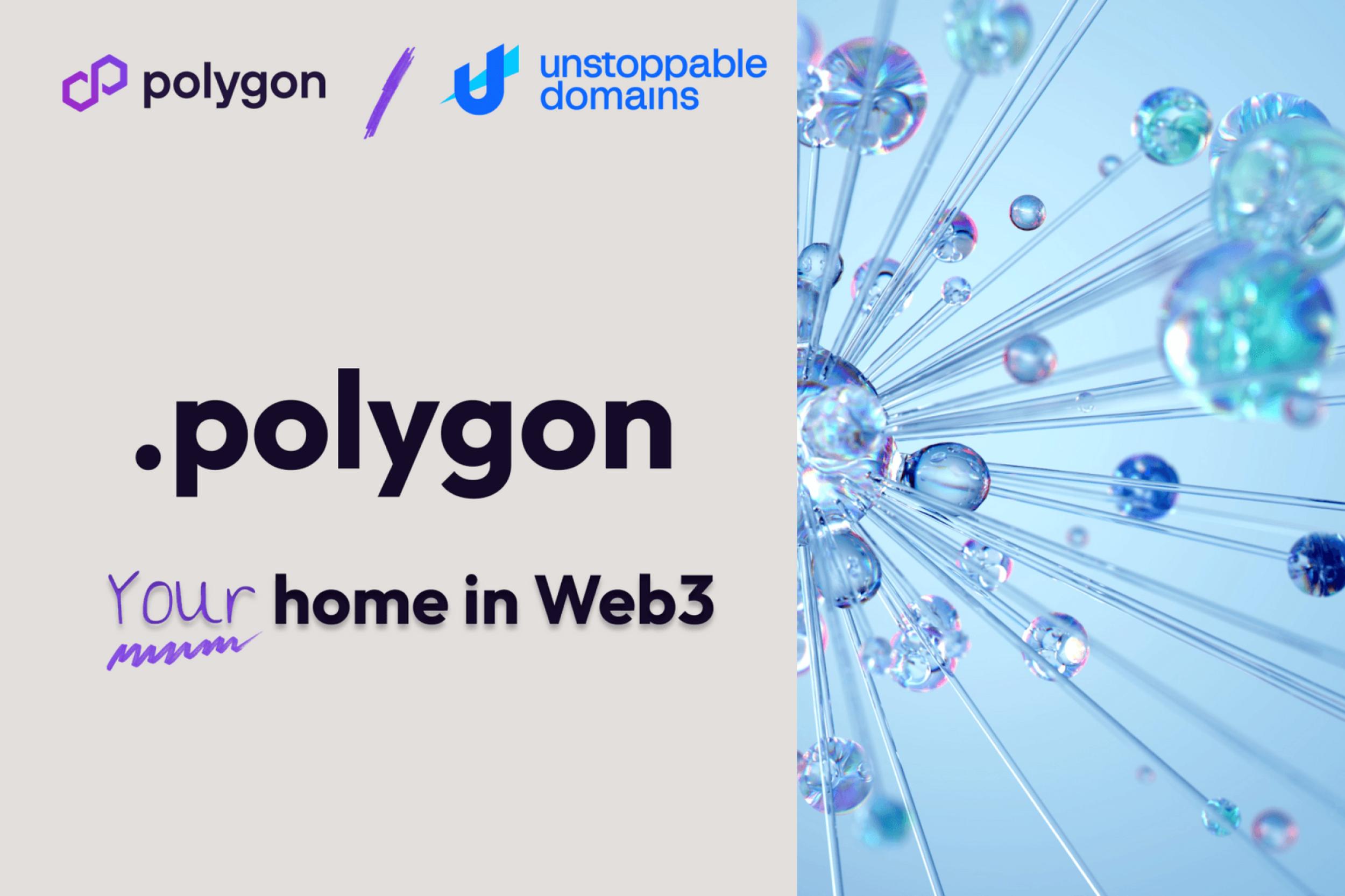 Read more about the article To Polygon Labs συνεργάζεται με τους Unstoppable Domains για να ξεκινήσει top-level domains