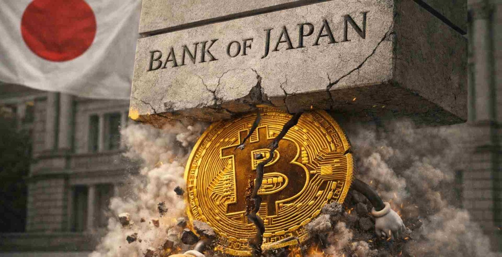 Bitcoin ανεβαίνει μετά την αύξηση επιτοκίων της Τράπεζας της Ιαπωνίας και τις μαζικές ρευστοποιήσεις στην αγορά crypto