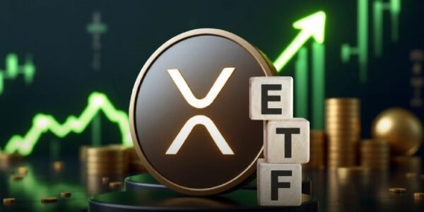 Γράφημα που απεικονίζει τις εβδομαδιαίες εισροές στα XRP Spot ETFs και την άνοδο των συνολικών assets υπό διαχείριση, καθώς η τιμή του XRP κινείται κοντά στα 1,85 δολάρια