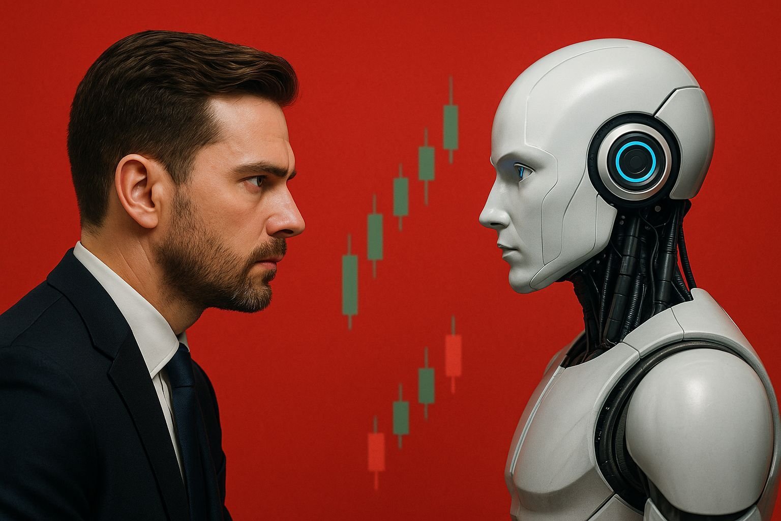 Human vs AI trading battle on Aster Chain testnet showing human traders competing against artificial intelligence bots in crypto futures trading