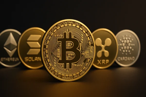 Bitcoin institutional flows decline in 2025 as Ethereum, Solana and XRP gain market share according to CoinShares data