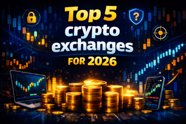 Top 5 Crypto Exchanges for the European Union 2026 ranking with ByBit EU at number one and MiCA regulation highlighted