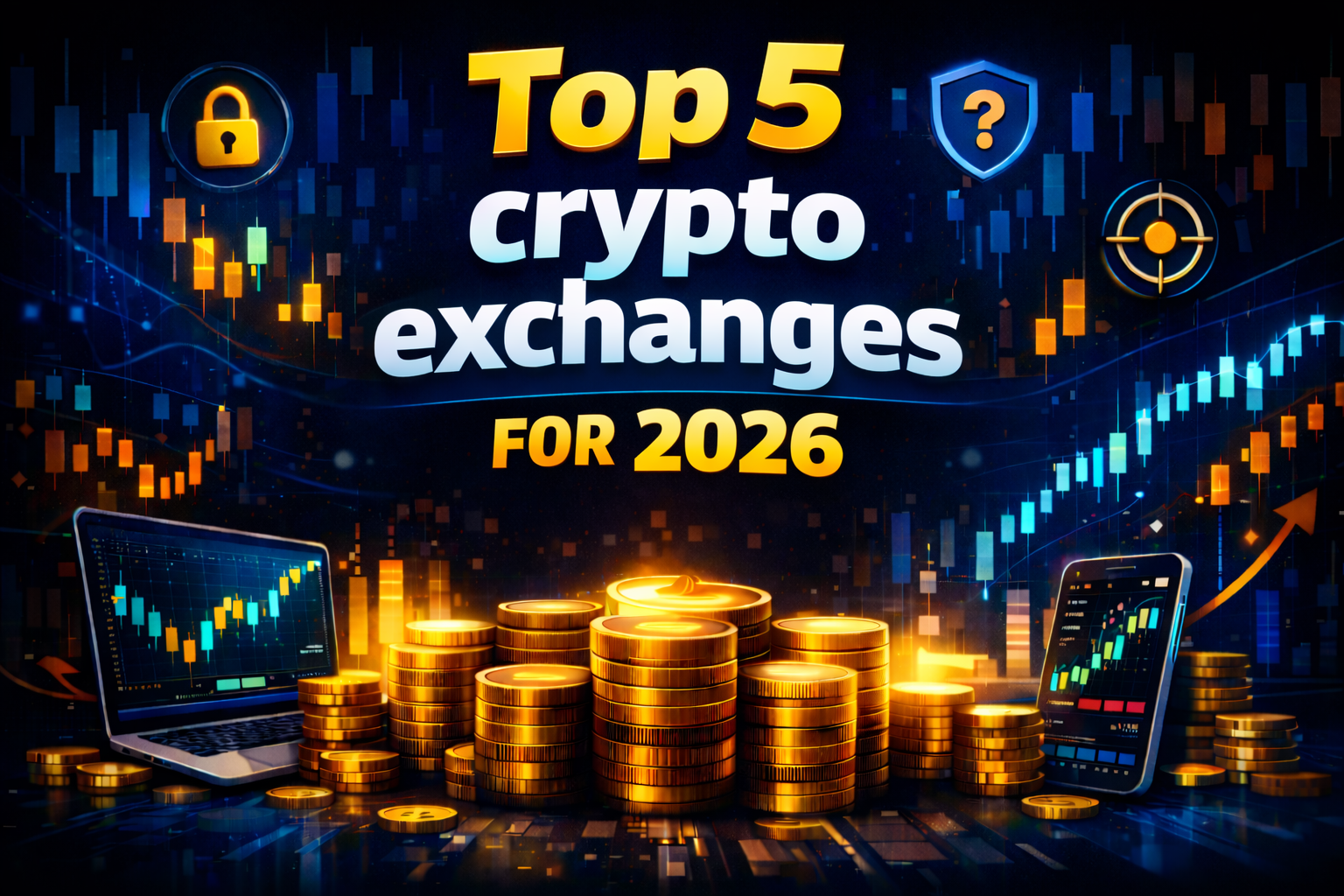 Top 5 Crypto Exchanges for the European Union 2026 ranking with ByBit EU at number one and MiCA regulation highlighted