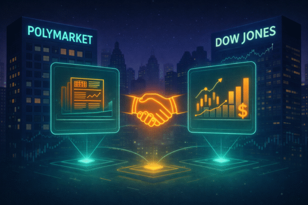 Wall Street Journal και Dow Jones ανακοινώνουν αποκλειστική συνεργασία με την Polymarket φέρνοντας real-time δεδομένα αγορών προβλέψεων και crypto market probabilities στα financial media