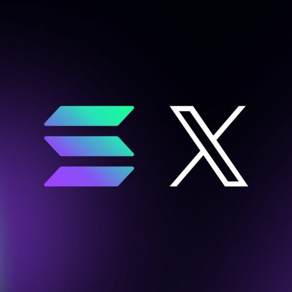 Solana και X logos σε κοινό visual καθώς αυξάνονται τα σενάρια για ενσωμάτωση του Solana στην πλατφόρμα X με live crypto price tracking