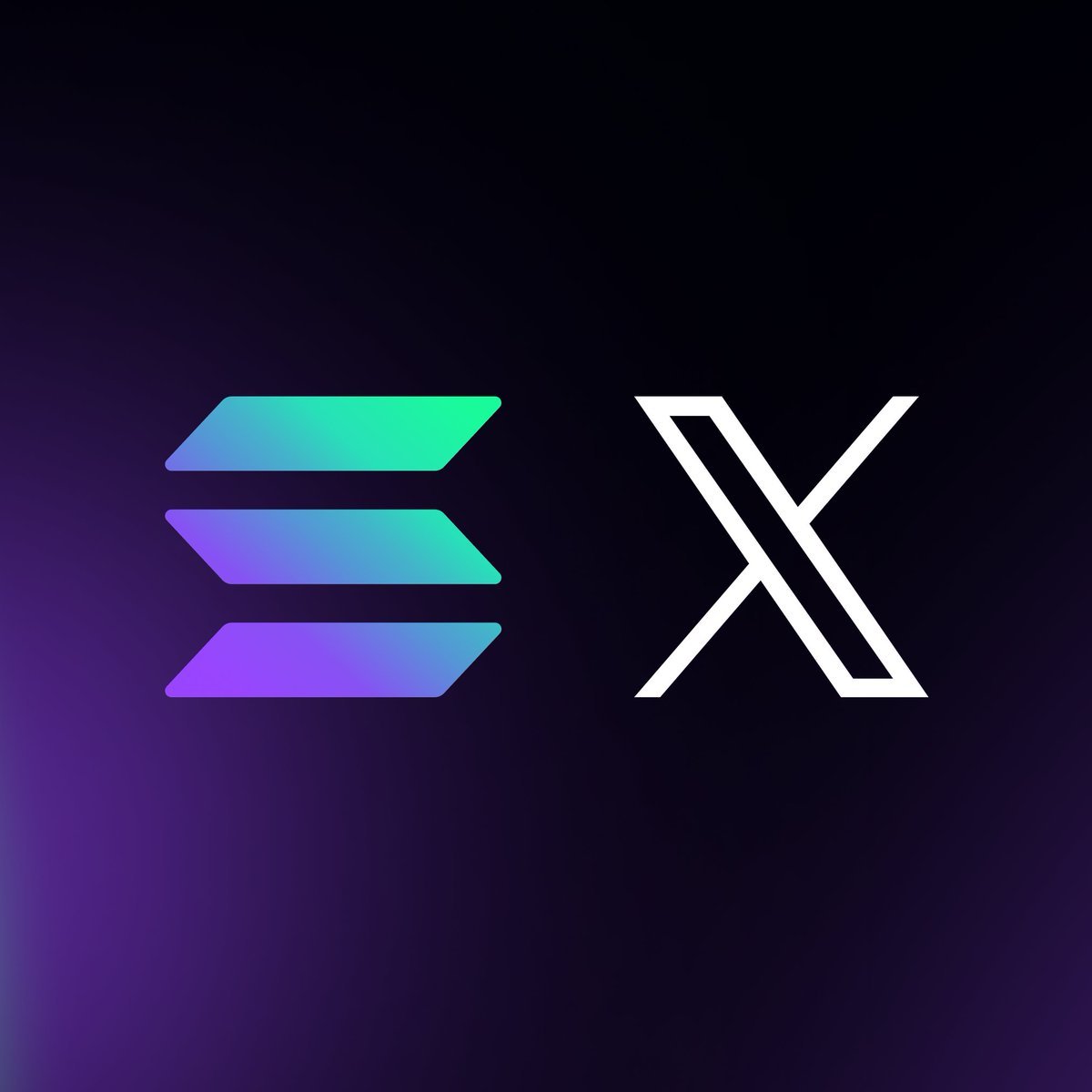 Solana και X logos σε κοινό visual καθώς αυξάνονται τα σενάρια για ενσωμάτωση του Solana στην πλατφόρμα X με live crypto price tracking