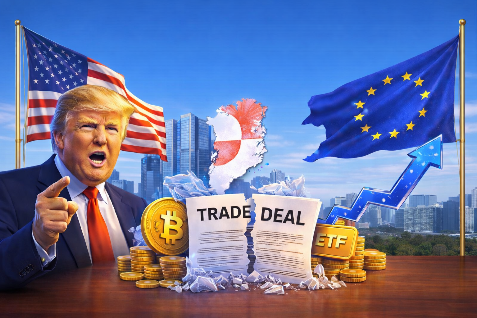 Το Ευρωπαϊκό Κοινοβούλιο στην έδρα του στο Στρασβούργο, καθώς “παγώνει” η διαδικασία έγκρισης της εμπορικής συμφωνίας ΕΕ–ΗΠΑ μετά από απειλές δασμών και ένταση γύρω από τη Γροιλανδία