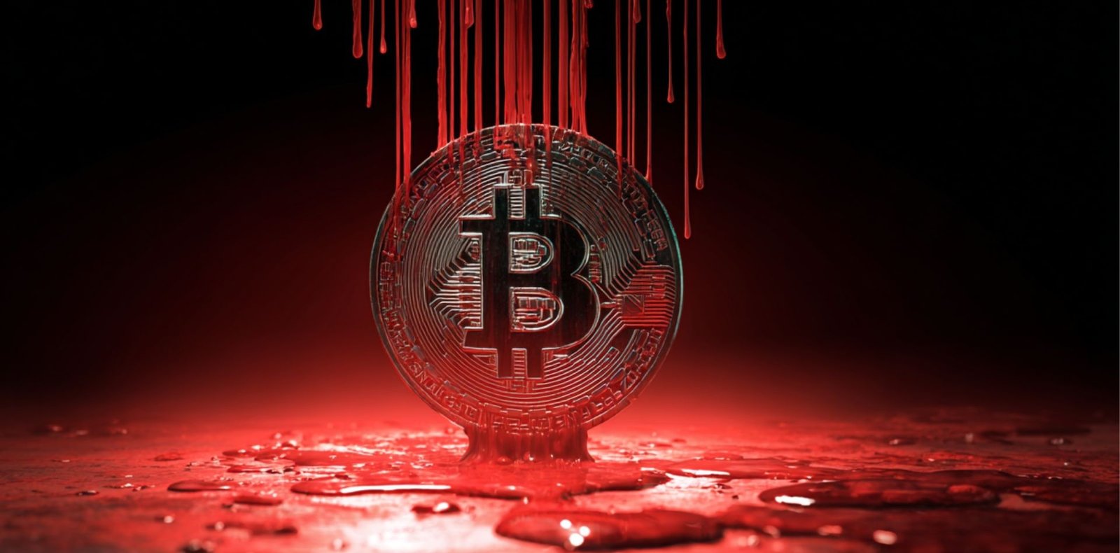 Bitcoin price volatility chart showing prediction market odds at 82% probability for BTC falling below $70,000 on Polymarket