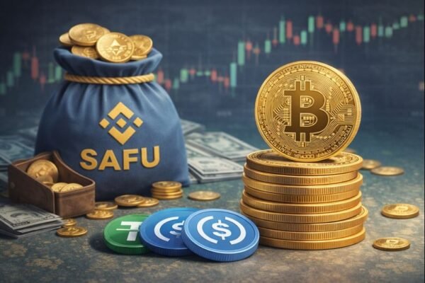 SAFU fund της Binance με 1.315 Bitcoin αξίας περίπου 101 εκατ. δολαρίων σύμφωνα με on-chain δεδομένα, καθώς το ανταλλακτήριο μετατρέπει τα αποθεματικά του από stablecoins σε BTC