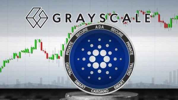 Διάγραμμα σύνθεσης χαρτοφυλακίου του Grayscale Smart Contract Fund που δείχνει το Cardano (ADA) με στάθμιση 20.12%, πίσω από Solana και Ethereum, σε ενημέρωση 17 Φεβρουαρίου 2026.