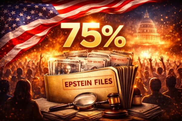 Jeffrey Epstein υπόθεση αρχεία δημοσιοποίηση διαφάνεια ΗΠΑ δημοσκόπηση κοινή γνώμη