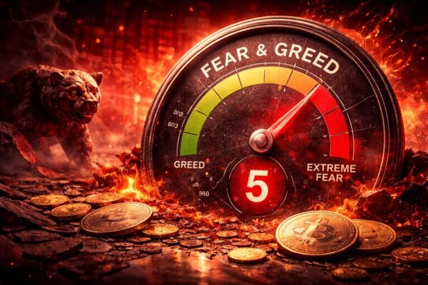 Crypto Fear and Greed Index plunges to extreme fear as Bitcoin market faces panic levels not seen since the LUNA collapse