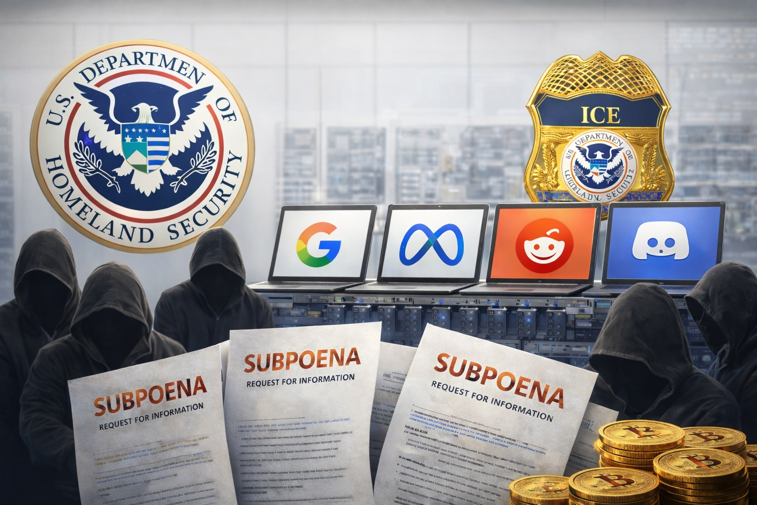 Αμερικανική κυβέρνηση και Big Tech στο επίκεντρο μετά τις κλητεύσεις του DHS για ταυτοποίηση ανώνυμων επικριτών του ICE