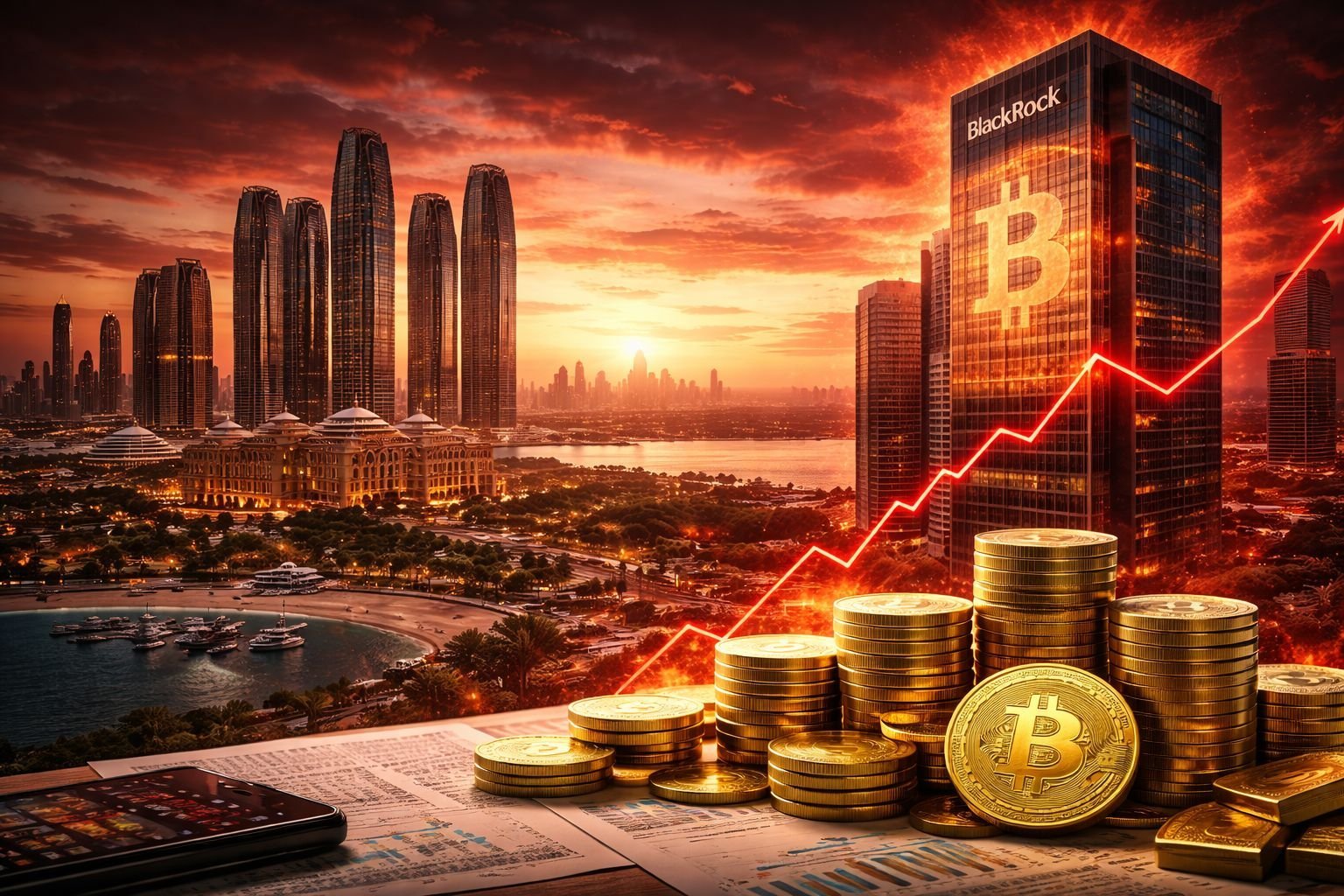 Mubadala και BlackRock με φόντο το Bitcoin, μετά την αποκάλυψη θέσης $630,6 εκατ. στο spot Bitcoin ETF IBIT μέσω κατάθεσης 13F στις ΗΠΑ.