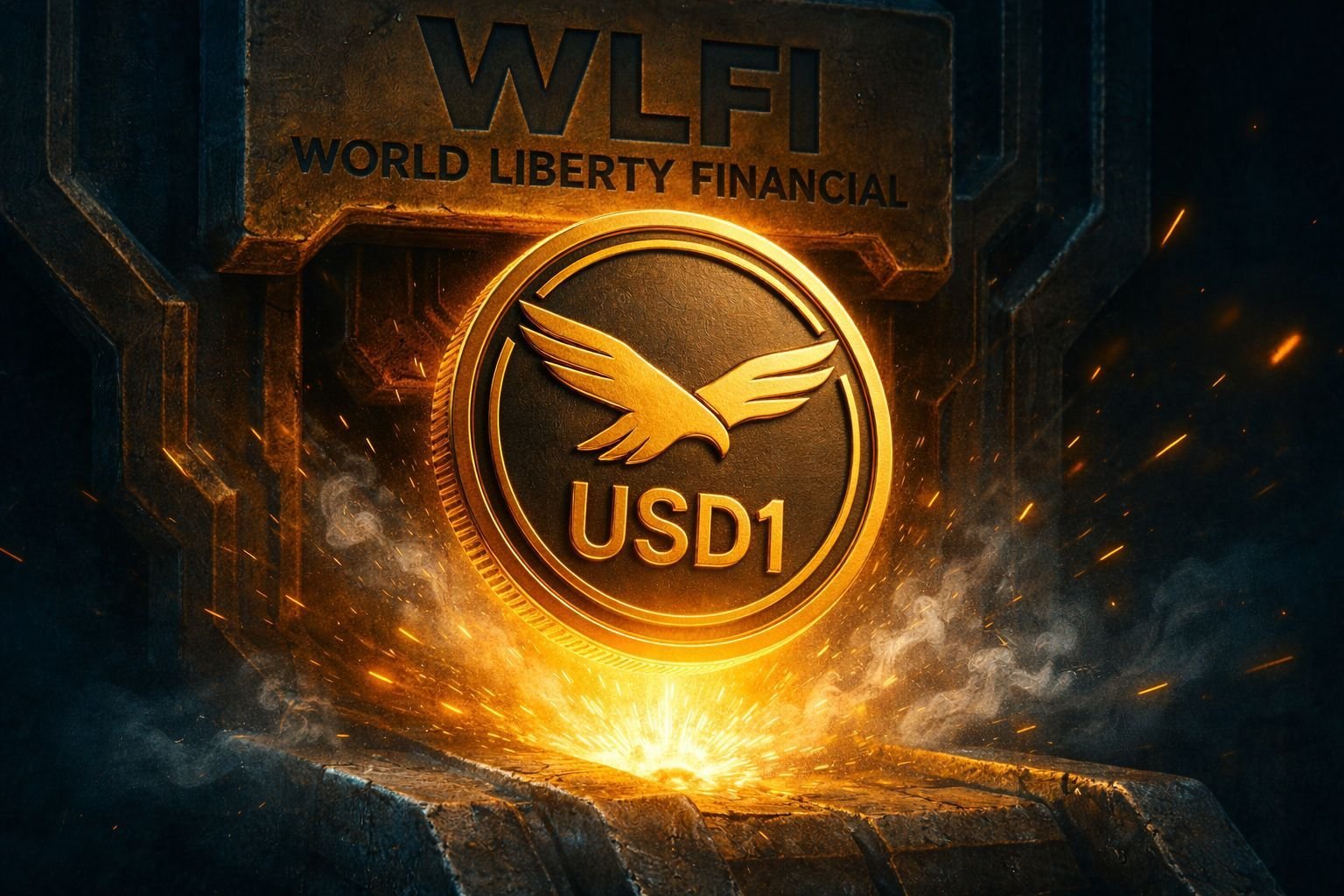 Γράφημα τιμής του USD1 στο Binance που δείχνει στιγμιαία πτώση κάτω από το $1 έως περίπου $0.98 και γρήγορη ανάκαμψη, με αναφορά στην πτώση του WLFI και στους ισχυρισμούς της World Liberty Financial για συντονισμένη επίθεση.