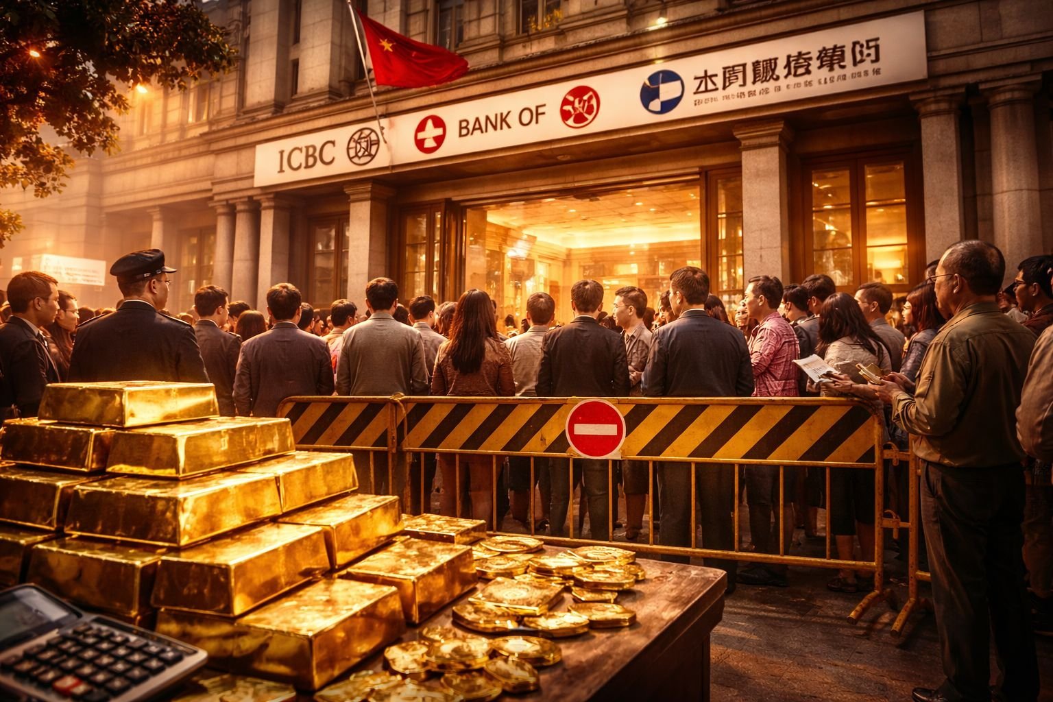 Κινεζικές τράπεζες επιβάλλουν αυστηρά όρια στην αγορά φυσικού χρυσού από ιδιώτες εν μέσω οικονομικής κρίσης, αναδεικνύοντας την αξία του Bitcoin.