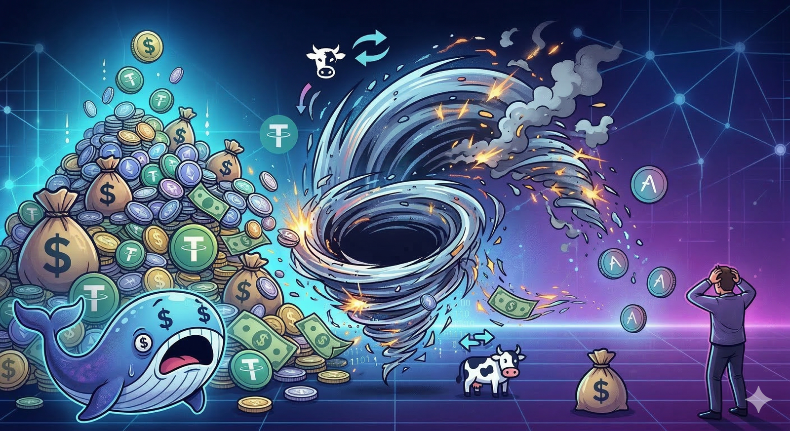 Στιγμιότυπο από το Etherscan που καταγράφει τη συναλλαγή ανταλλαγής 50,4 εκατομμυρίων δολαρίων aEthUSDT για μόλις 327 μονάδες aEthAAVE, αναδεικνύοντας το καταστροφικό slippage της 12ης Μαρτίου 2026 και την οικονομική απώλεια του χρήστη.