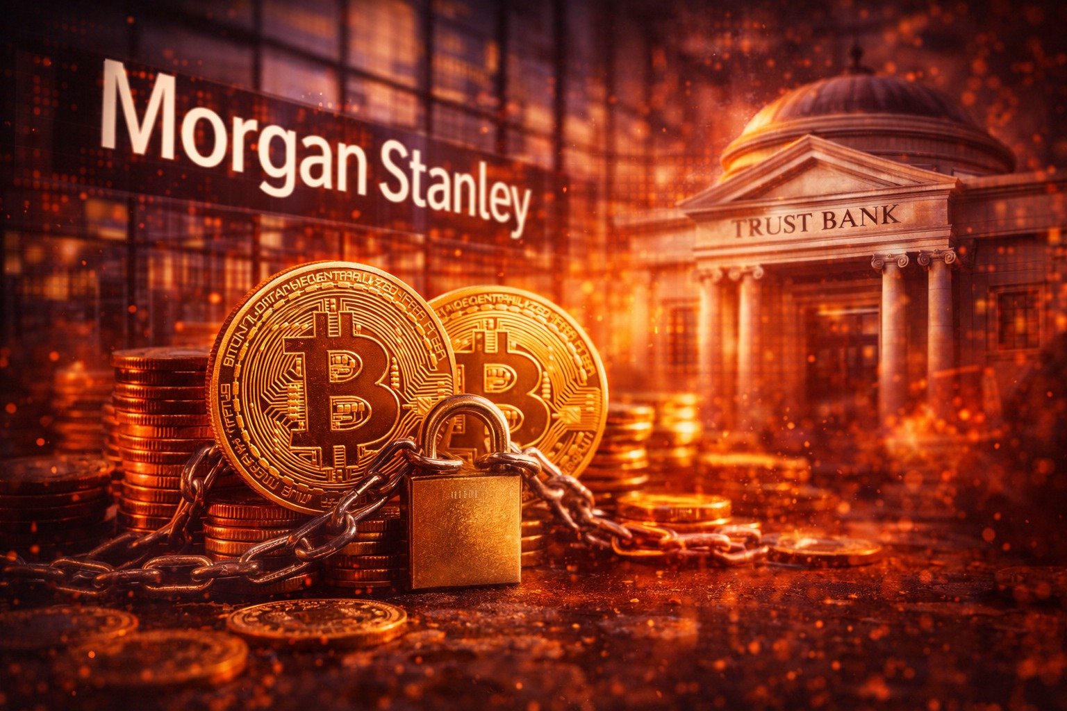 Στιγμιότυπο από την επίσημη καταχώριση της OCC που δείχνει την αίτηση της Morgan Stanley για νέο national trust bank charter με την ονομασία “Morgan Stanley Digital Trust, National Association”.