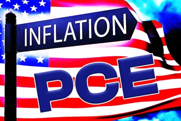 Γράφημα με τα νέα δεδομένα πληθωρισμού PCE των ΗΠΑ και η κρίσιμη αντίδραση της τιμής του Bitcoin στις αποφάσεις της Fed για τα επιτόκια.